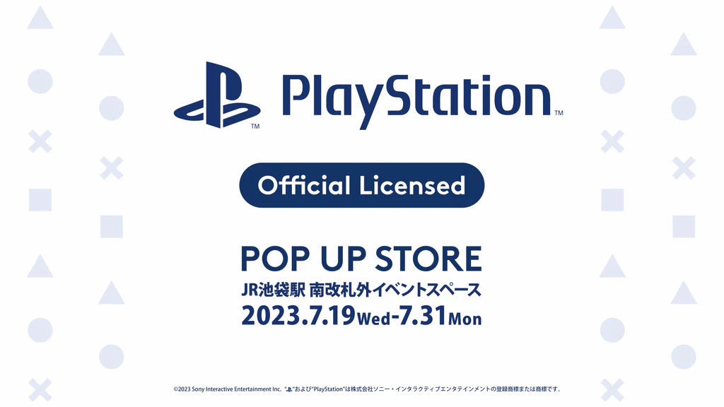 7月19日(水)よりJR池袋駅 南改札外イベントスペースにて PlayStation(TM) POP UP STOREを開催！