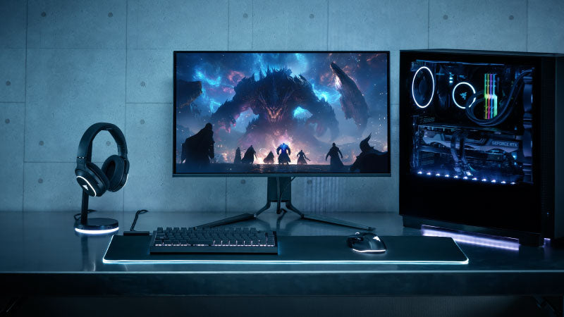 「GRAPHT Gaming Monitor - GR2724OEL-BK」特集。有機EL×量子ドットの新世代モニターの圧倒的映像美と機能美を徹底解説!