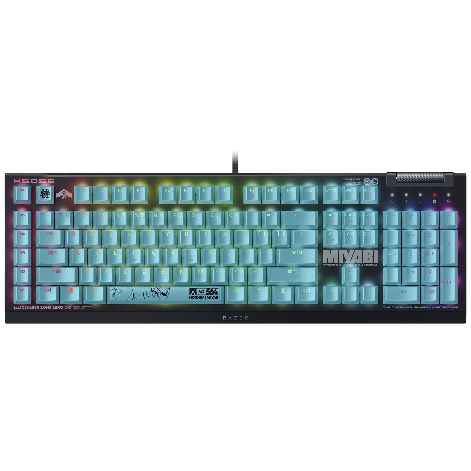 【予約受付中】Razer BlackWidow V4 X Zenless Zone Zero Edition ブラックウィドウ ブイフォー エックス ゼンレス ゾーン ゼロ エディション