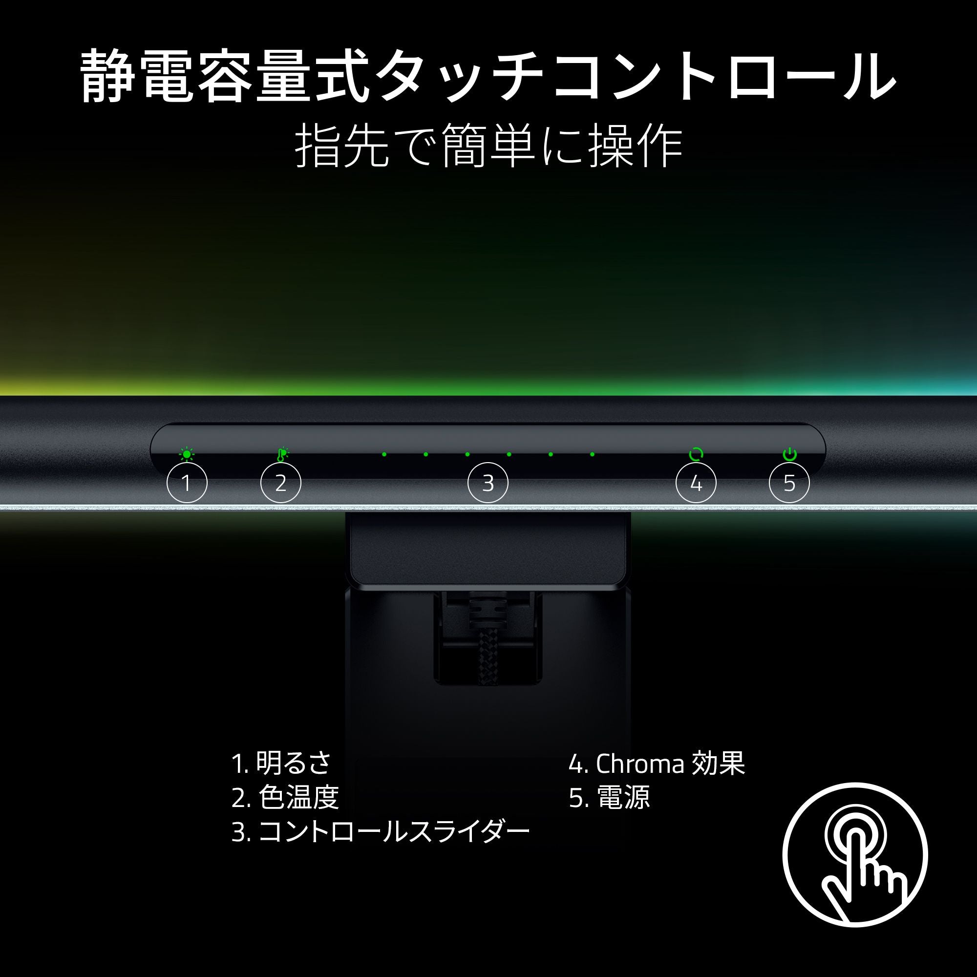 Razer Aether Monitor Light Bar  エーサー モニターライトバー thumbnail 4