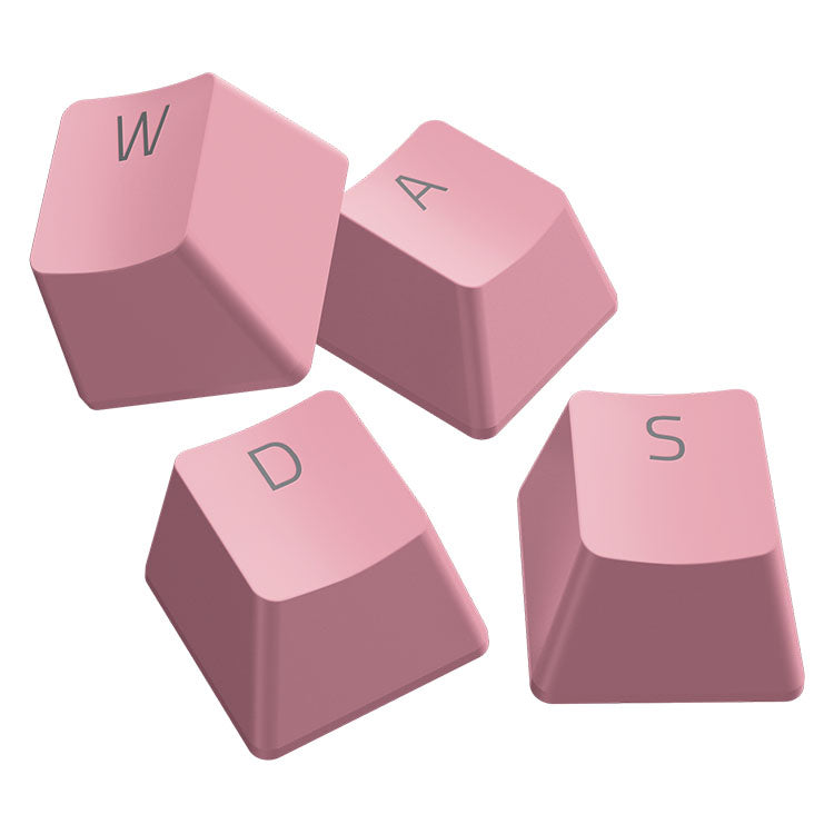 Razer PBT Keycap + Coiled Cable Upgrade Set (Quartz Pink)  ピービーティー キーキャップ プラス コイルド ケーブル アップグレードセット (クォーツピンク) thumbnail 8