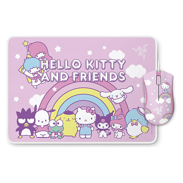 Razer DeathAdder Essential + Goliathus Medium Bundle Hello Kitty and Friends Edition  デスアダー エッセンシャル プラス ゴライアサス  ミディアム バンドル ハローキティ アンド フレンズ エディション thumbnail 1