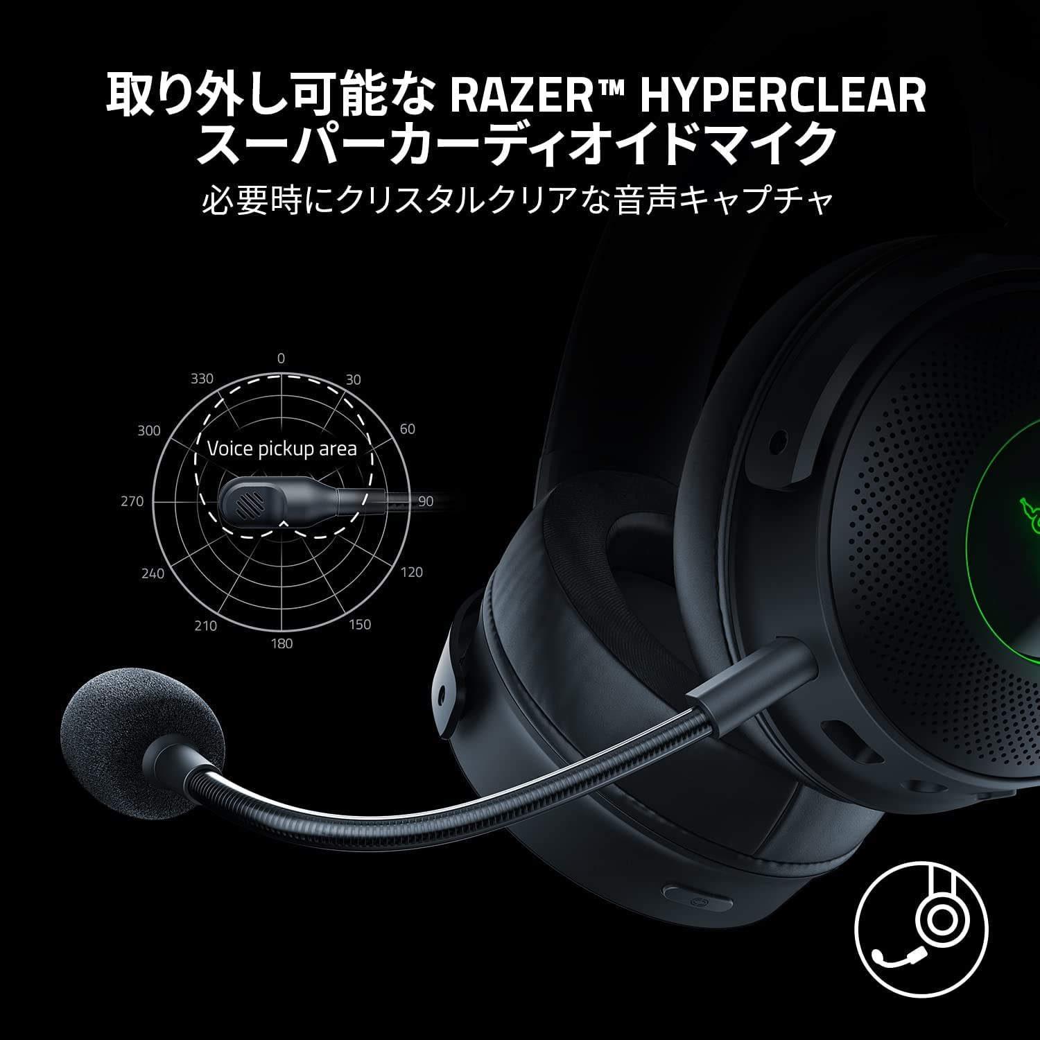 Razer Kraken V3 Pro クラーケン ブイスリー プロ thumbnail 7