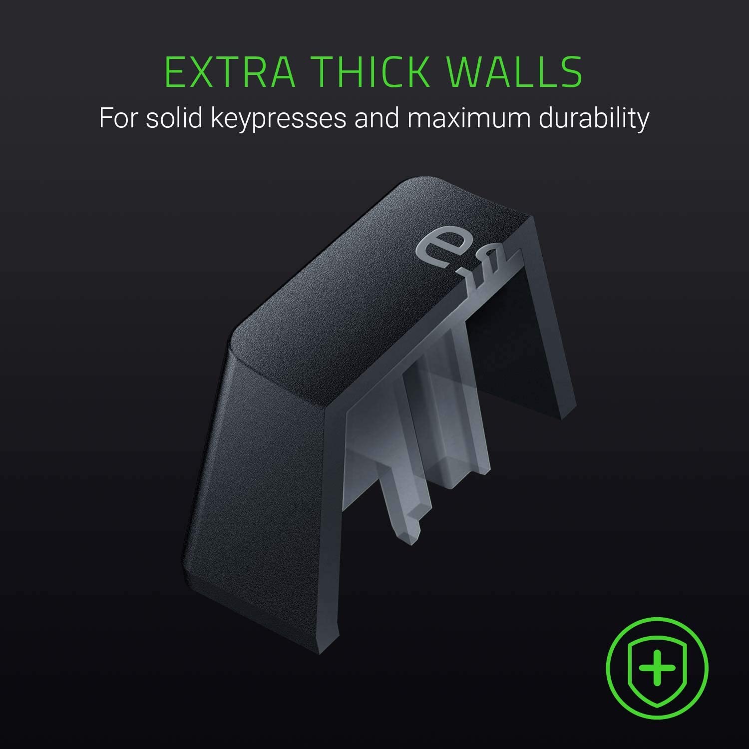 Razer PBT Keycap Black - US  ピービーティー キーキャップ ブラック ユーエス thumbnail 3