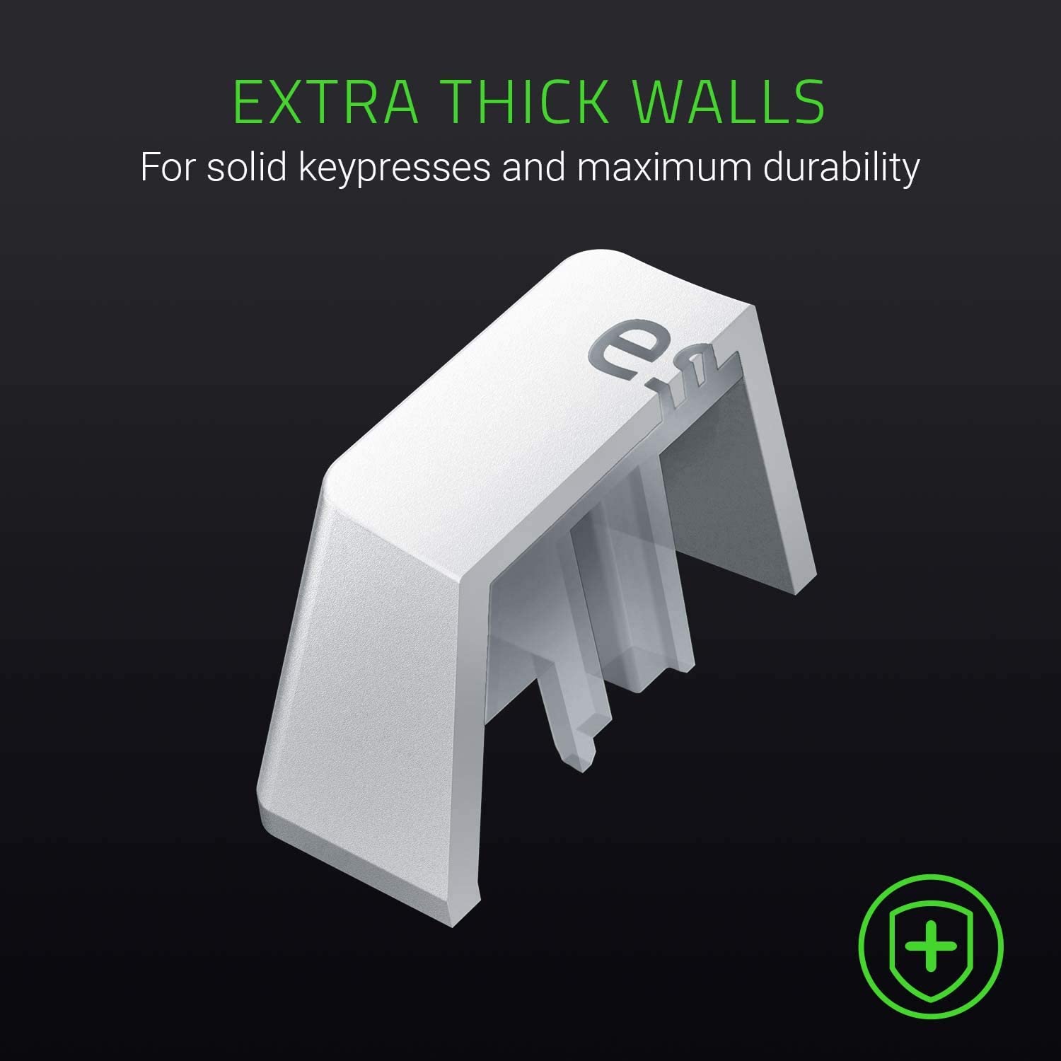 Razer PBT Keycap Mercury White - US ピービーティー キーキャップ マーキュリー ホワイト ユーエス thumbnail 3