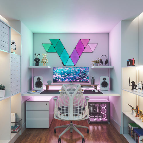 Nanoleaf Shapes ブラックトライアングル スターターパック(9枚入り) ナノリーフ シェイプス