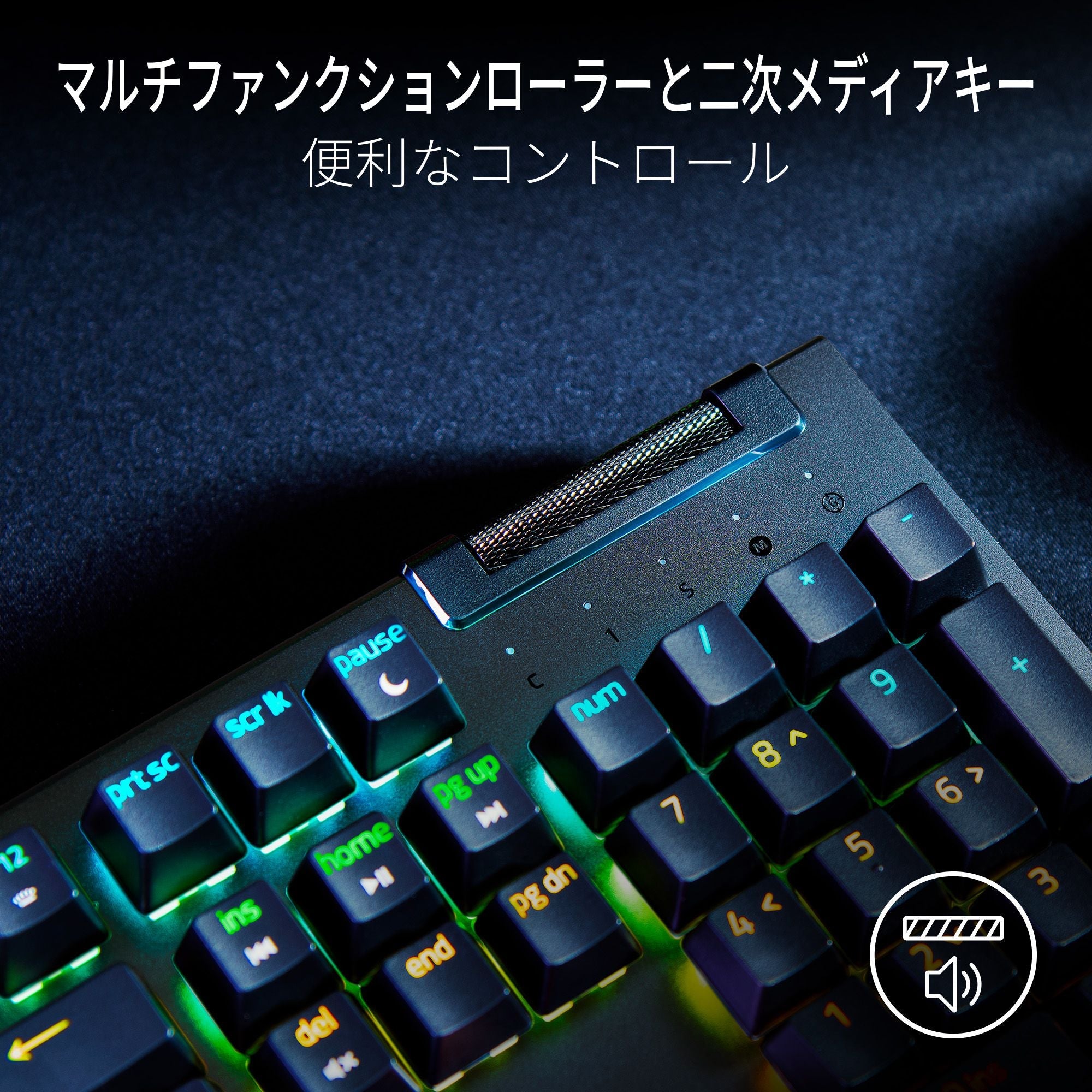 Razer BlackWidow V4 X Green Switch ブラックウィドウ ブイフォー エックス グリーンスイッチ thumbnail 4