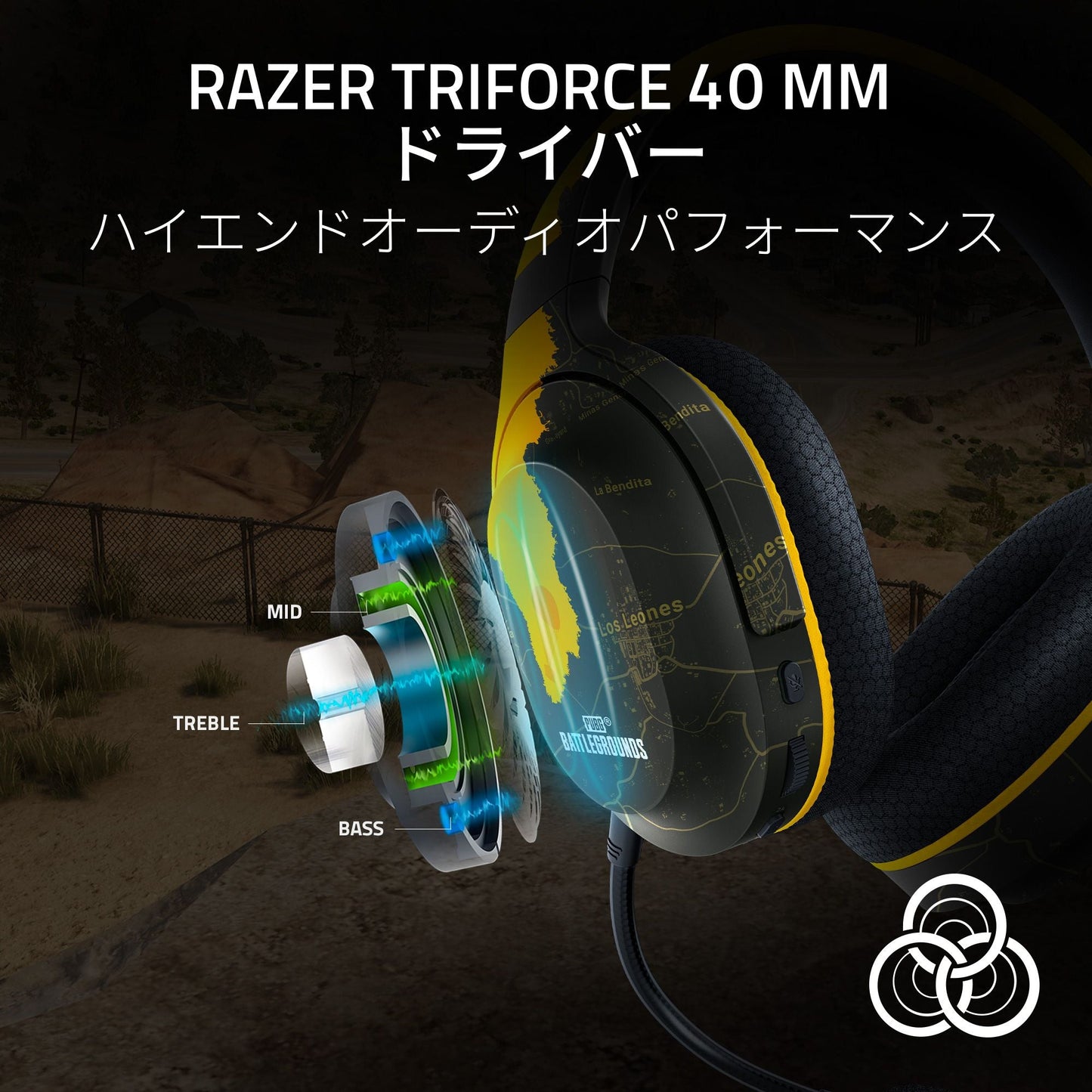 Razer Barracuda X PUBG: BATTLEGROUNDS Edition (Bluetooth対応版) レイザー バラクーダ エックス ピーユービージー バトルグラウンズ エディション