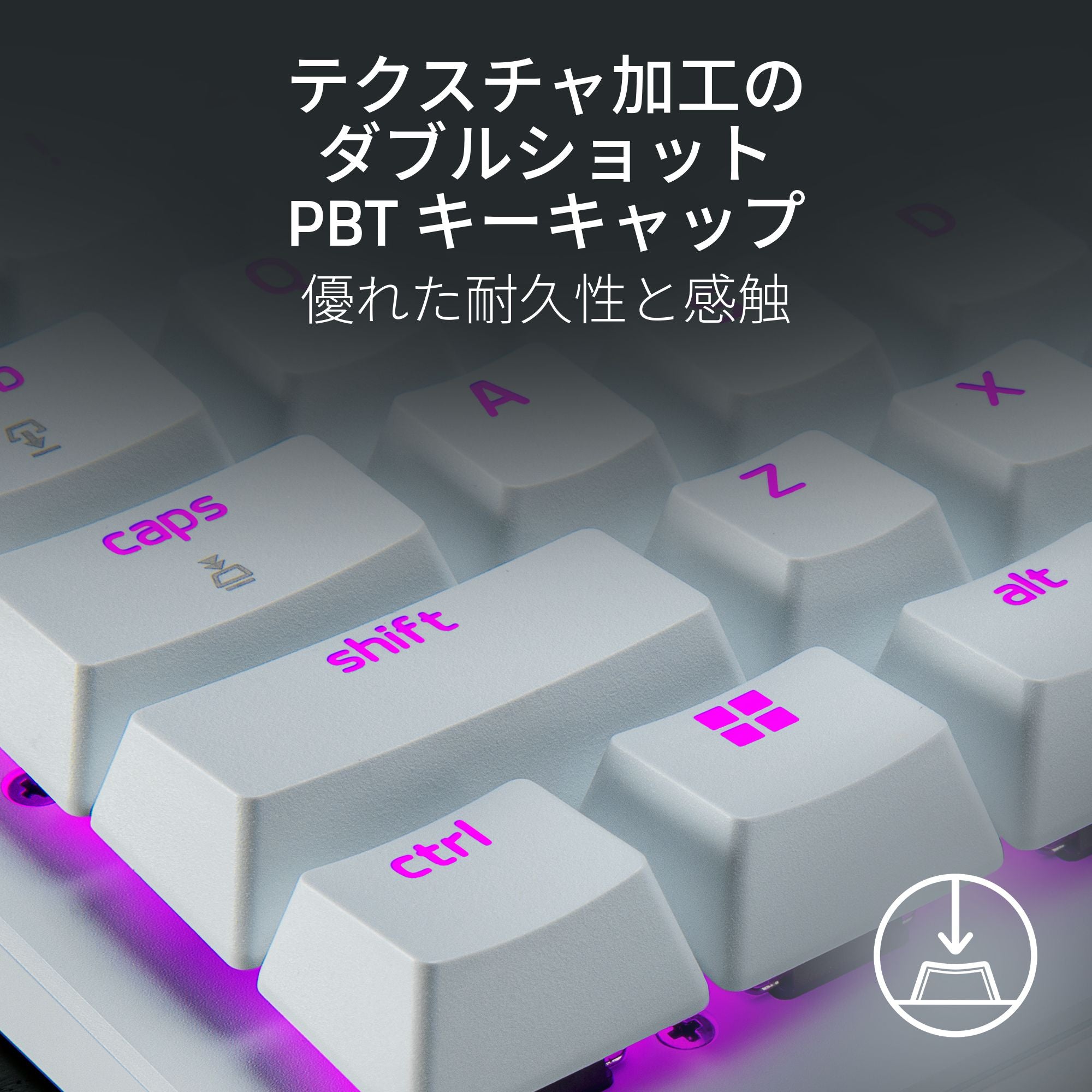 【全2種】Razer Huntsman V3 Pro Tenkeyless (White Edition) レイザー ハンツマン ブイスリー プロ テンキーレス  ホワイトエディション(送料無料) thumbnail 7