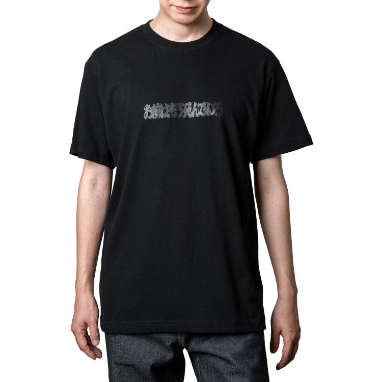北斗の拳 マットブラック名言 Tシャツ<お前はもう死んでいる>