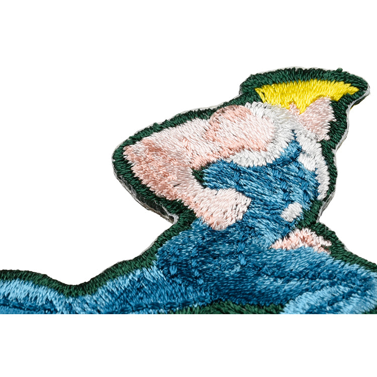 ストリートファイター 刺繍ステッカー (ストリートファイター6 ガイル/ニーバズーカ)