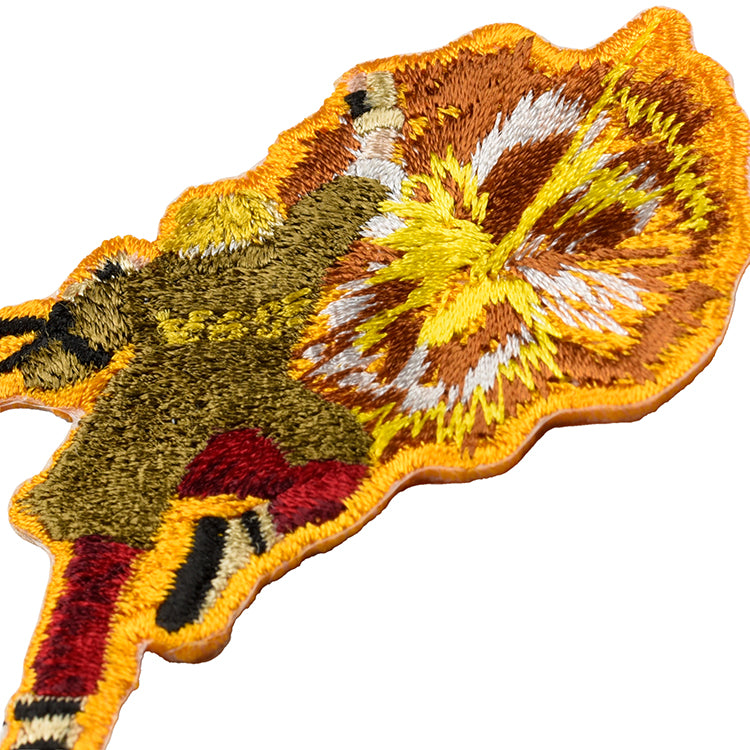 ストリートファイター 刺繍ステッカー (ストリートファイター6 ケン/昇龍拳)