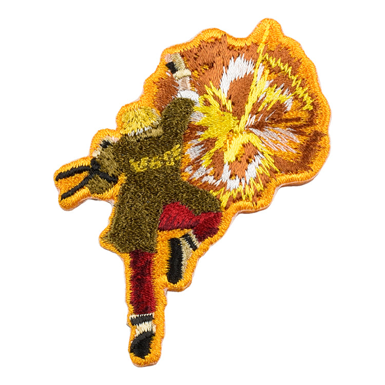 ストリートファイター 刺繍ステッカー (ストリートファイター6 ケン/昇龍拳)