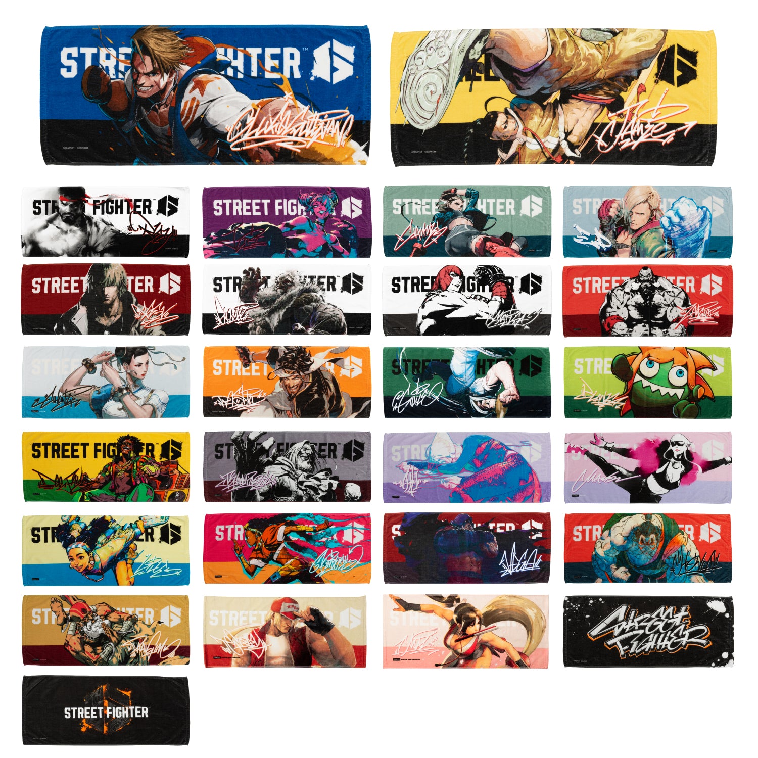 全27種】ストリートファイター サポータータオル – GRAPHT OFFICIAL STORE