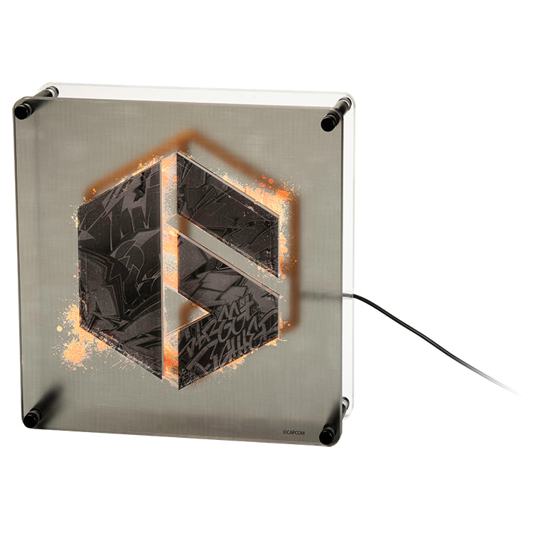 ストリートファイター SF6ロゴ LEDネオン風アートライト(ブラック) thumbnail 2