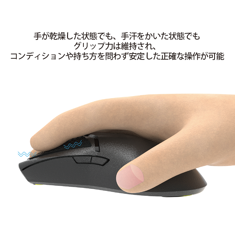 GRAPHT マウスグリップテープ 高耐久モデル/○テクスチャ【全7種類】