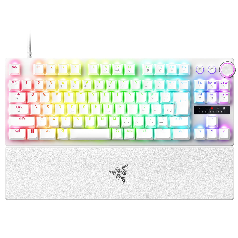 【全2種】Razer Huntsman V3 Pro Tenkeyless (White Edition) レイザー ハンツマン ブイスリー プロ テンキーレス  ホワイトエディション(送料無料) thumbnail 2