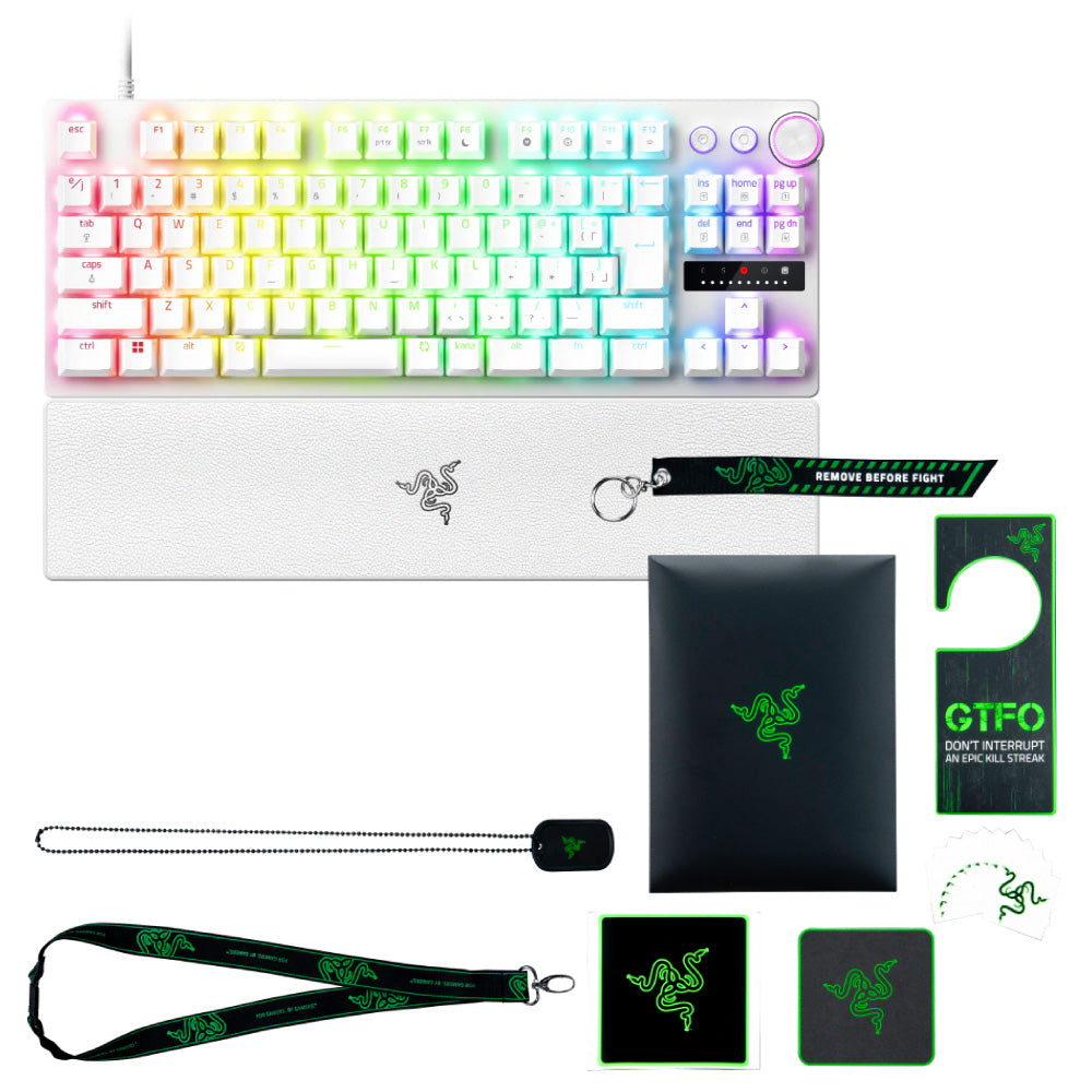 【全2種】Razer Huntsman V3 Pro Tenkeyless (White Edition) レイザー ハンツマン ブイスリー プロ テンキーレス  ホワイトエディション(送料無料) thumbnail 10