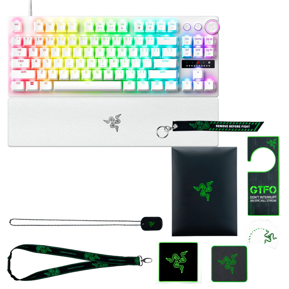 【全2種】Razer Huntsman V3 Pro Tenkeyless (White Edition) レイザー ハンツマン ブイスリー プロ テンキーレス  ホワイトエディション(送料無料) thumbnail 11