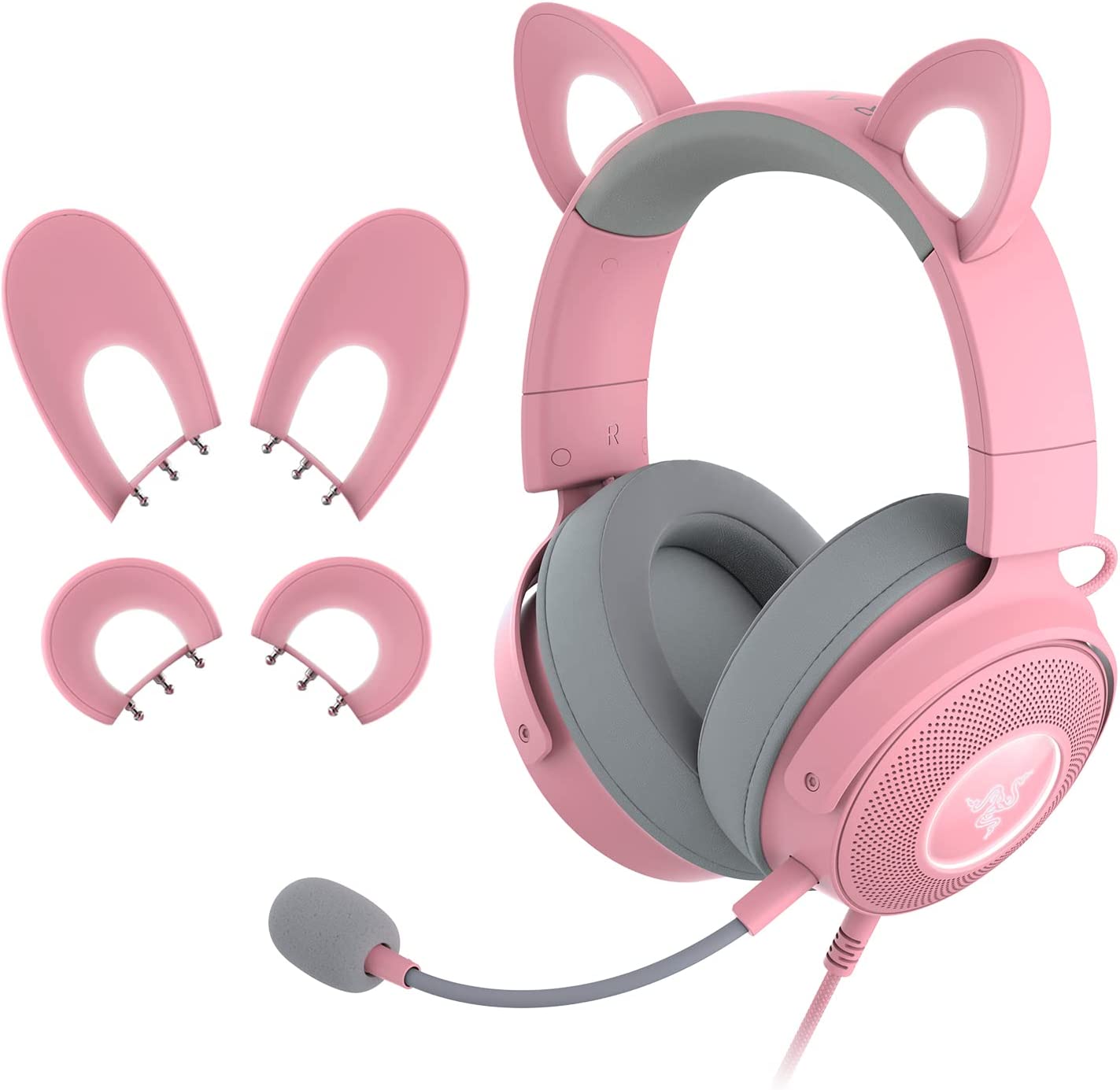 Razer Kraken Kitty V2 Pro Quartz Pink クラーケンキティーブイツープロ クォーツピンク | GRAPHT  OFFICIAL STORE