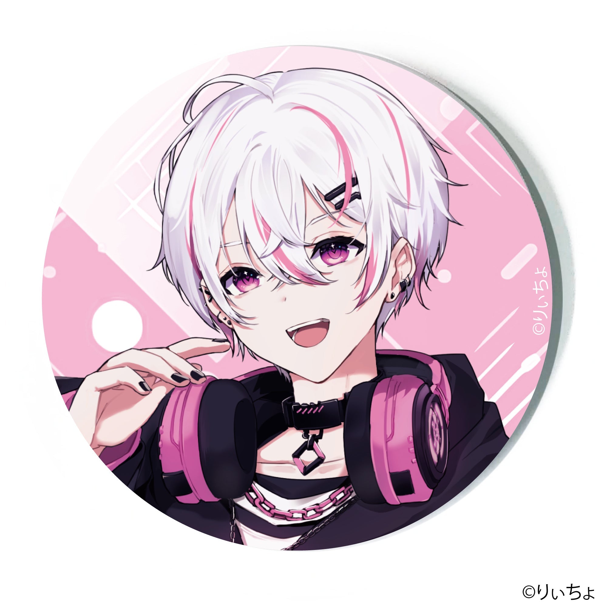 りぃちょ生誕祭2024 缶バッジ57mm thumbnail 1