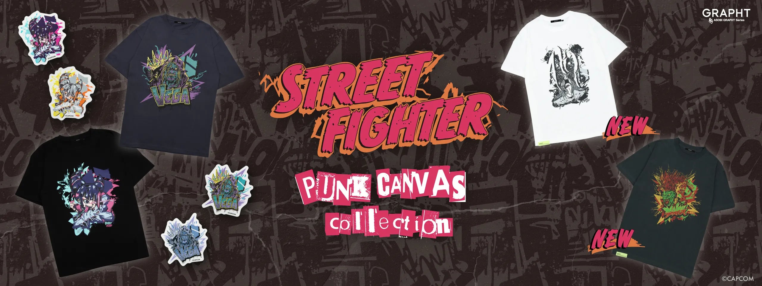 ストリートファイター GRAPHT Art Series「パンクキャンバスコレクション」