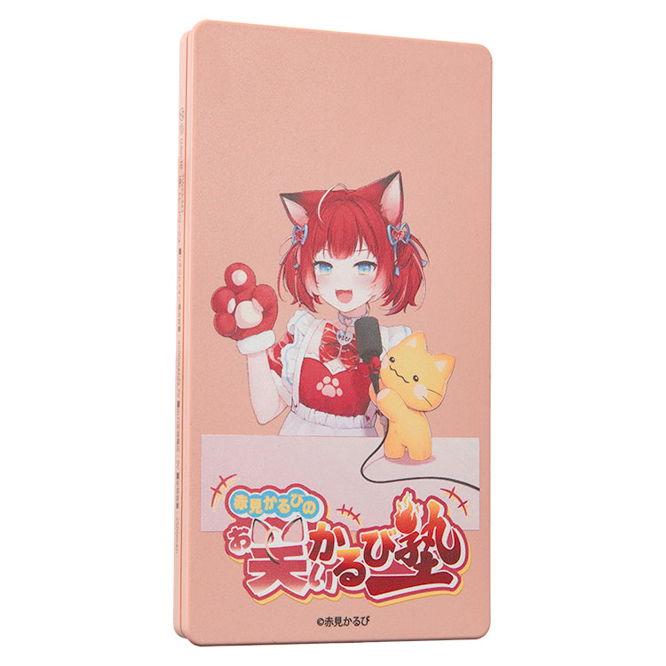 赤見かるびの「お笑いかるび塾」モバイルバッテリー 4000mAh ピンク ※赤見かるびの「お笑いかるび塾」オフィシャルグッズ 税込3,000円以上で送料無料!他の商品含む場合は税込10,000円以上! thumbnail 2