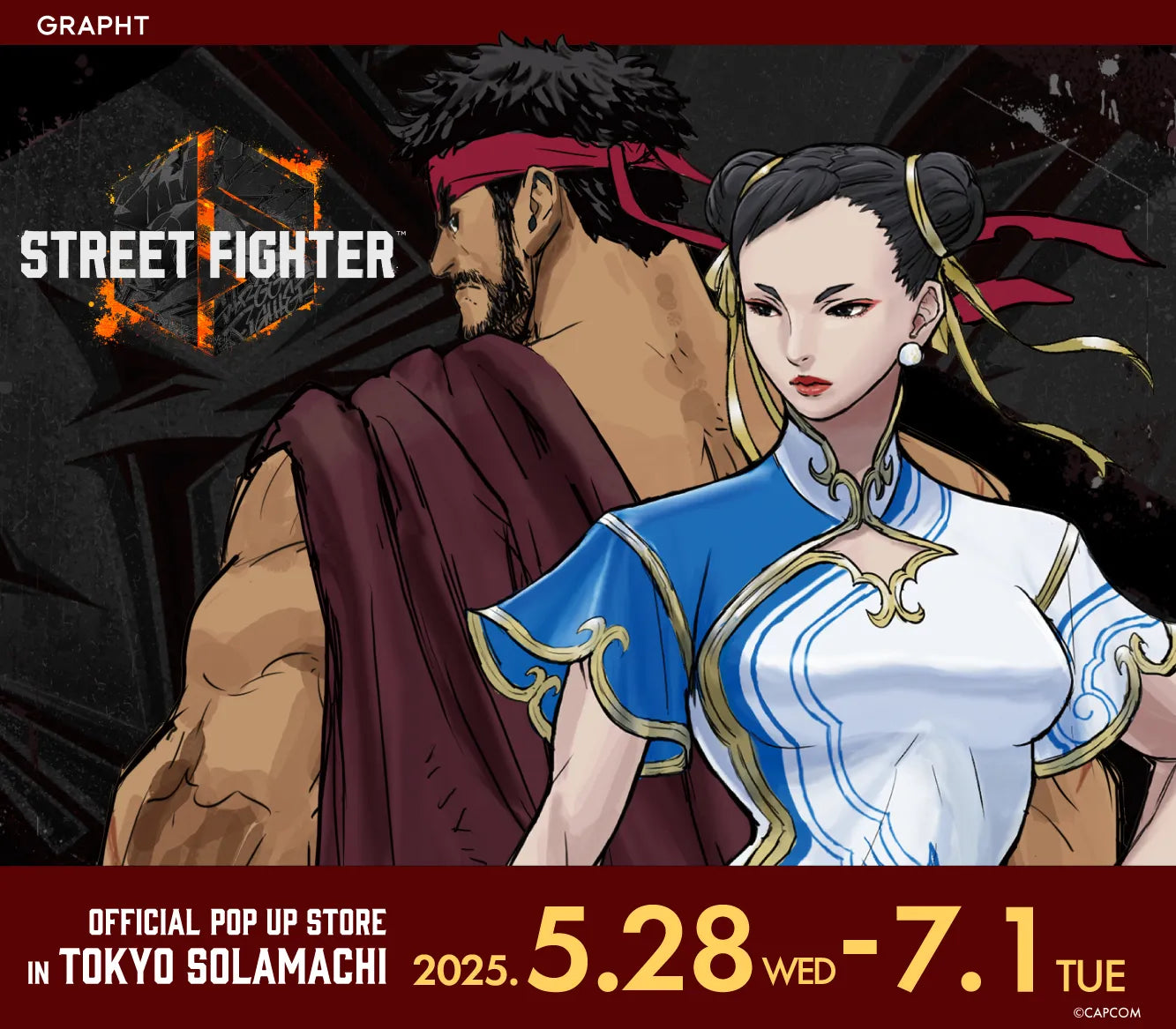 『STREET FIGHTER 6 OFFICIAL POP UP STORE by GRAPHT』in東京ソラマチ®