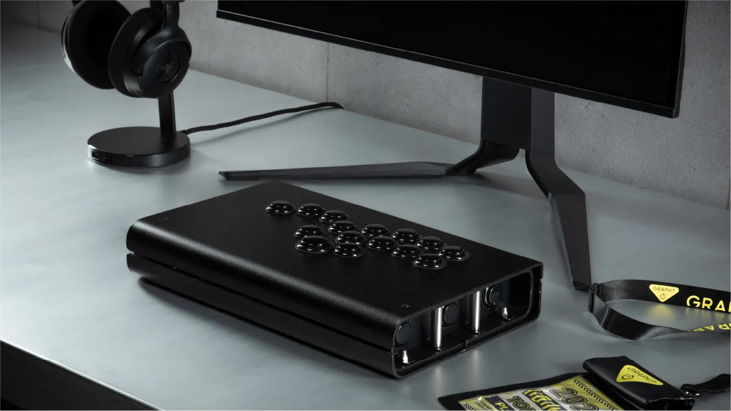 あなたに最適化するカスタムアーケードコントローラー『GRAPHT iO』とは