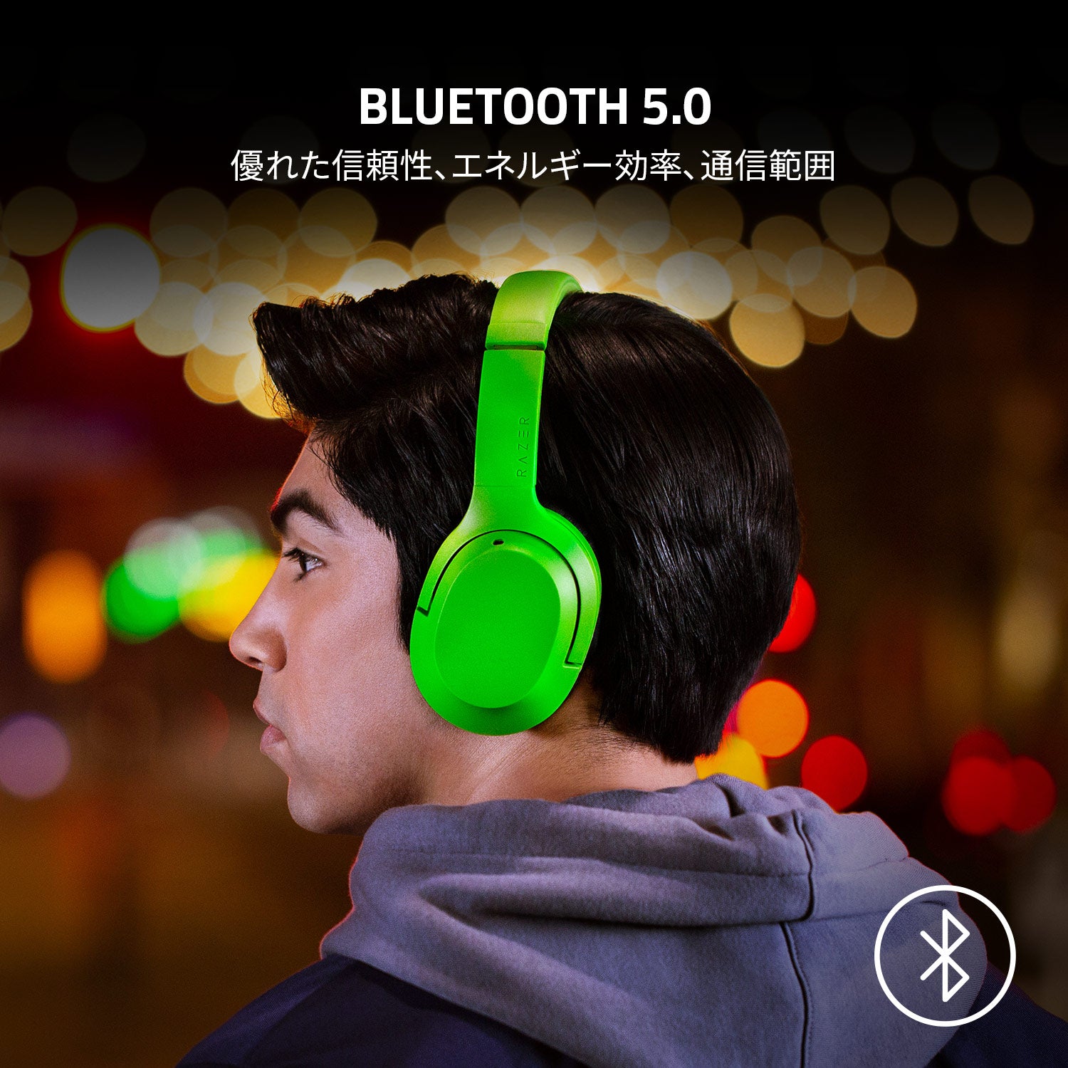 【アウトレット/パッケージ不良品】Razer Opus X - Green オーパス エックス グリーン thumbnail 4