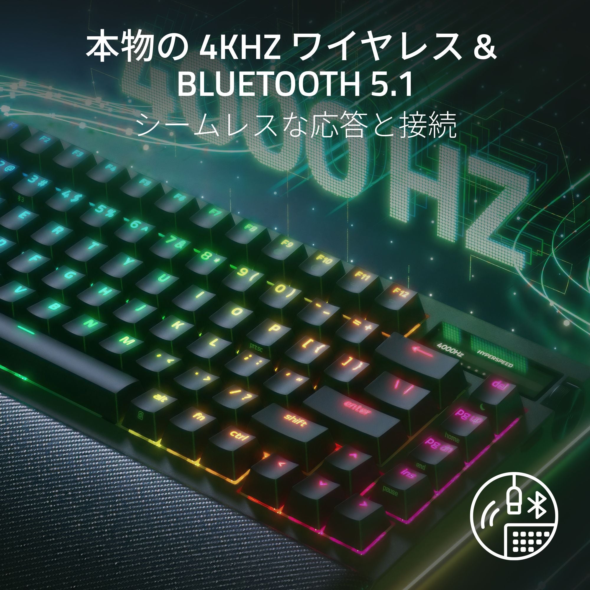 Razer BlackWidow V4 Pro 75% レイザー ブラックウィドウ ブイフォー プロ 75％ thumbnail 2