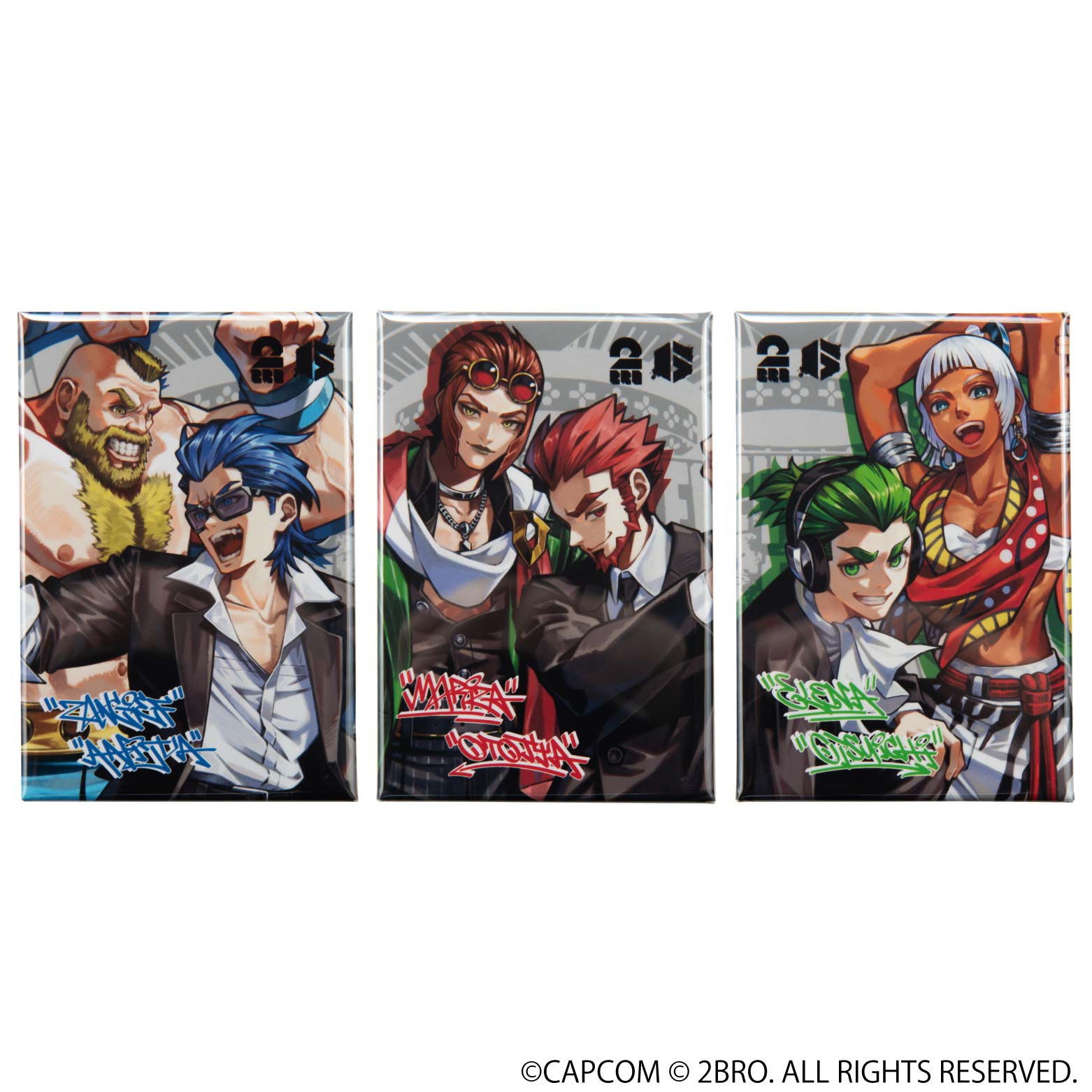 【予約受付中】2BRO.×ストリートファイター 6 スクエアマグネットセット (2BRO.×ストリートファイター 6)