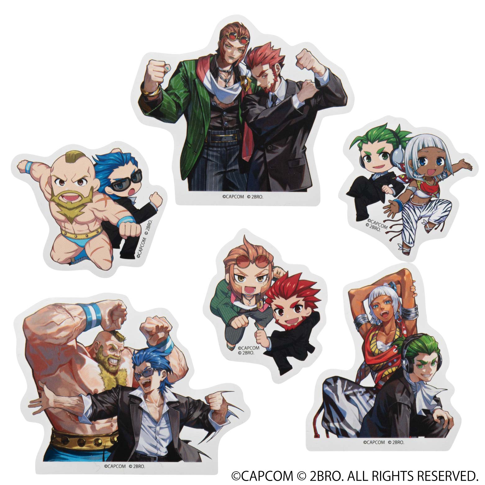 【予約受付中】2BRO.×ストリートファイター 6 ステッカーセット (2BRO.×ストリートファイター 6)
