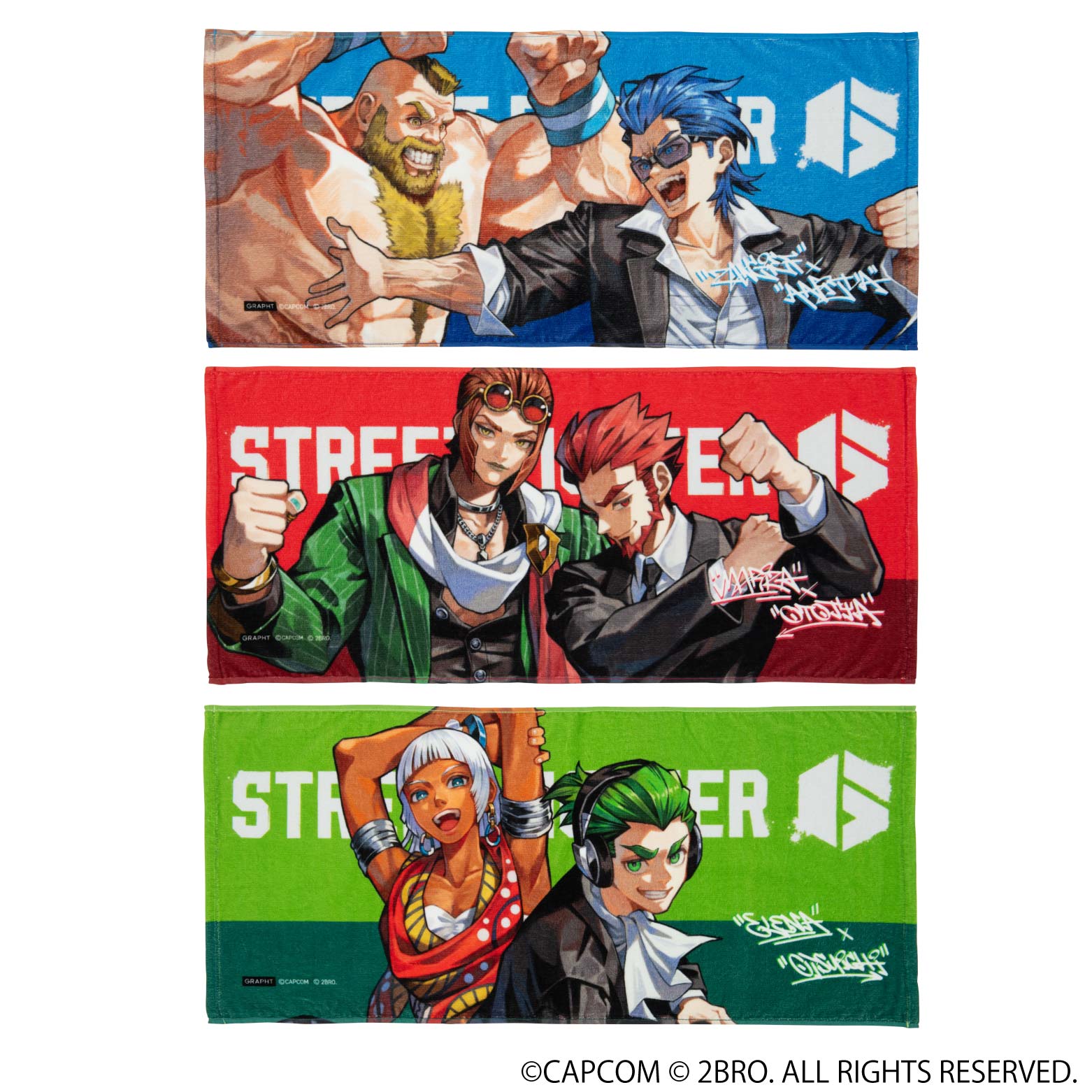 【予約受付中】2BRO.×ストリートファイター 6 サポータータオル