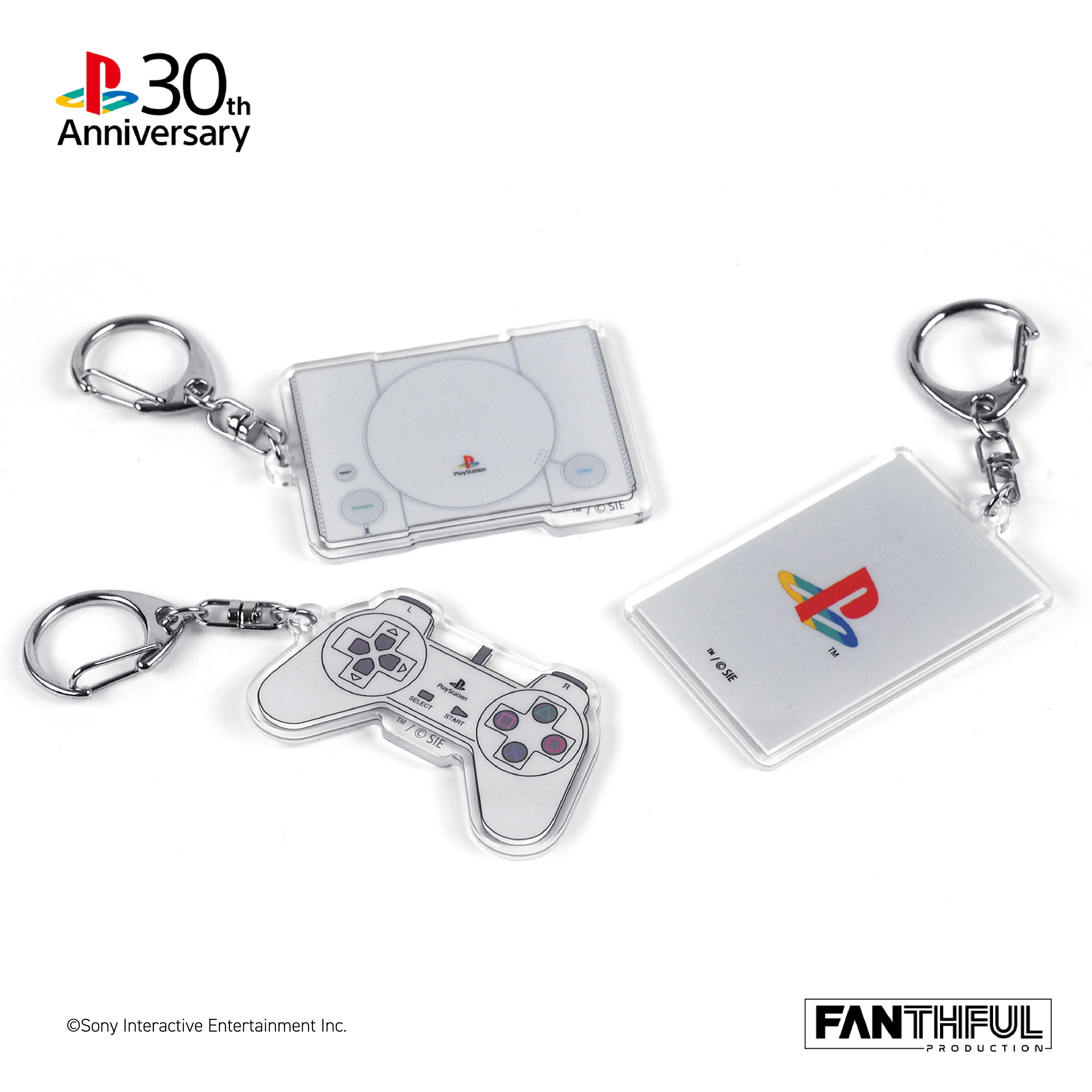 【予約受付中】【全3種】Fanthful PlayStation 30周年アニバーサリー限定 アクリルキーチェーン 3種セット thumbnail 3