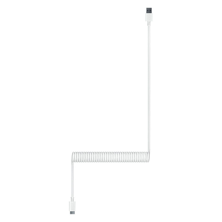 Razer PBT Keycap + Coiled Cable Upgrade Set (Mercury White)  ピービーティー キーキャップ プラス コイルド ケーブル アップグレードセット （マーキュリー ホワイト） thumbnail 9