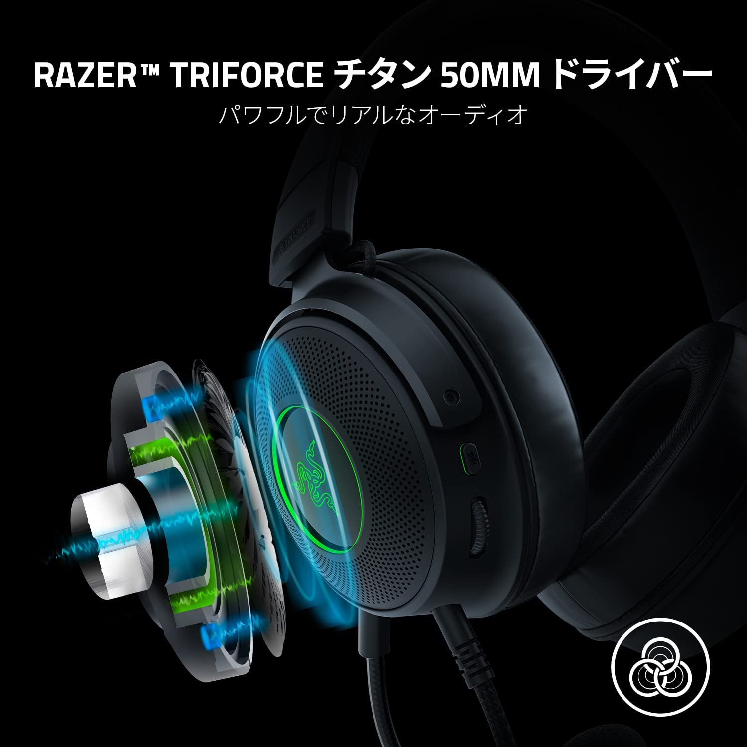 Razer Kraken V3 クラーケン ブイスリー thumbnail 2