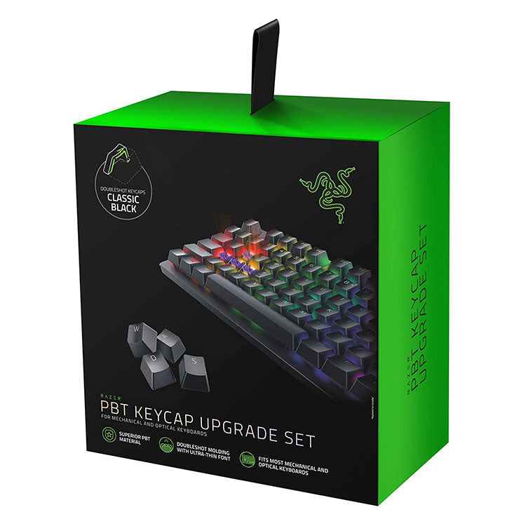 Razer PBT Keycap Black - US  ピービーティー キーキャップ ブラック ユーエス