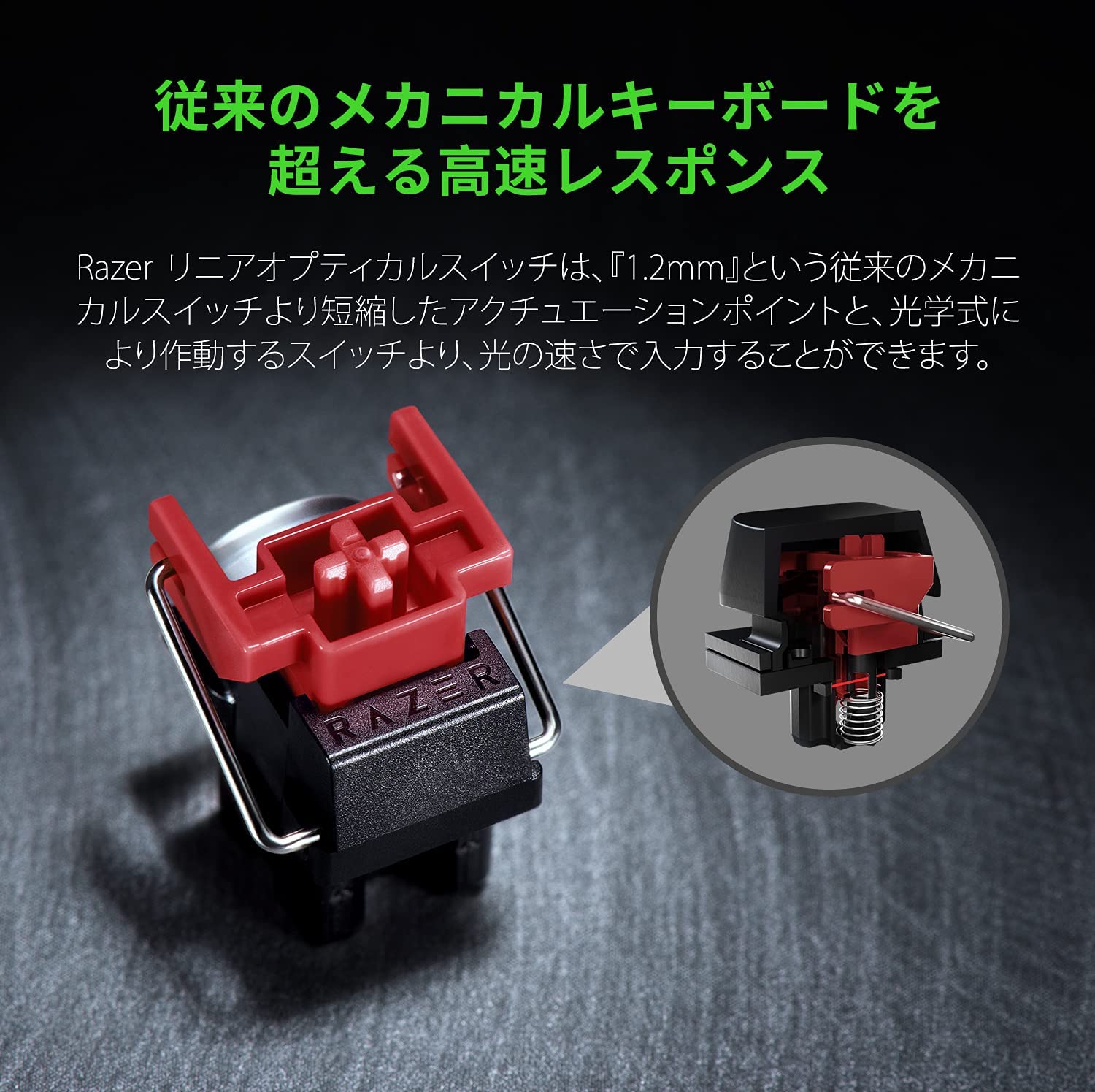 Razer Huntsman Mini - Linear Optical Switch ハンツマン ミニ リニア オプティカル スイッチ thumbnail 6