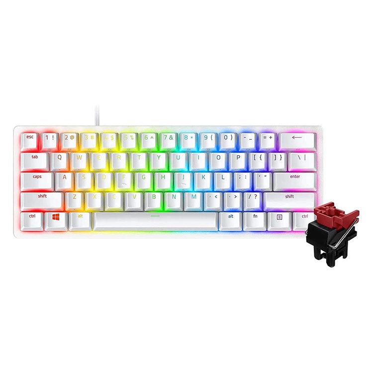 Razer Huntsman Mini Mercury White - Linear Optical Switch  ハンツマン ミニ マーキュリー ホワイト リニア オプティカル スイッチ