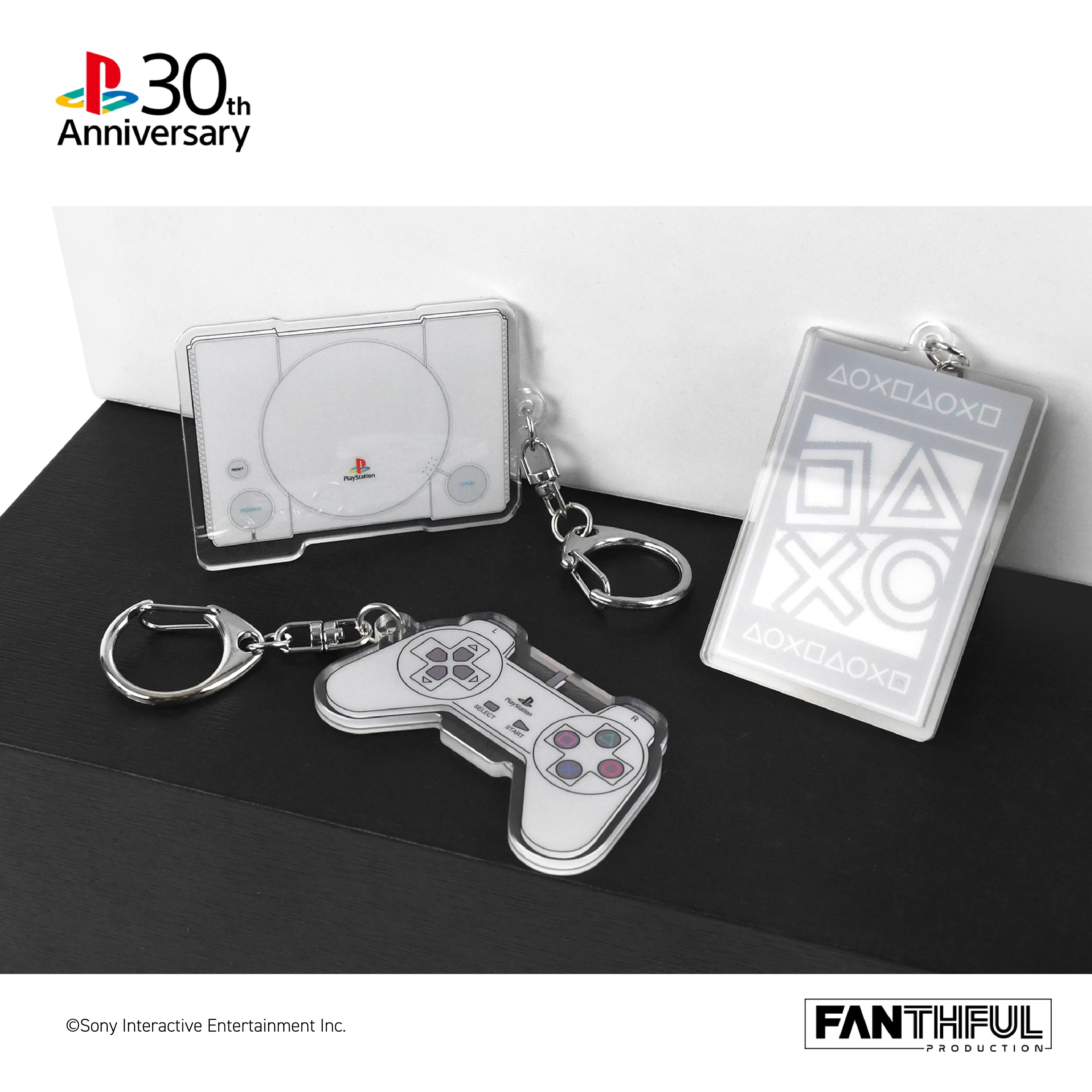 【予約受付中】【全3種】Fanthful PlayStation 30周年アニバーサリー限定 アクリルキーチェーン 3種セット thumbnail 4