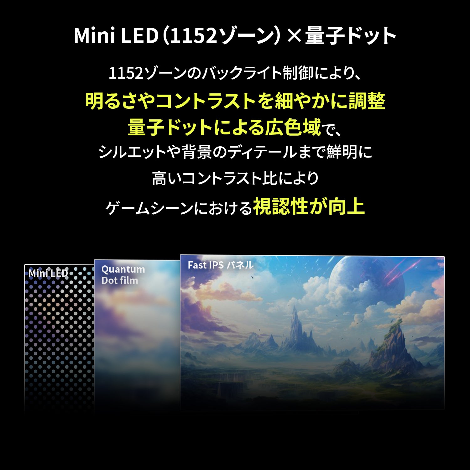 Gaming Monitor - GR2732DML-BK スタンドレスモデル + モニターアームセット thumbnail 10