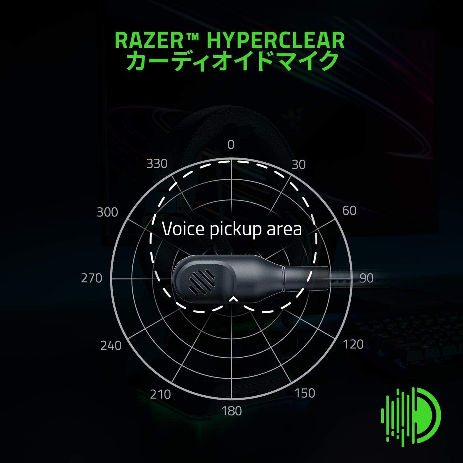 Razer BlackShark V2 X USB レイザー ブラックシャーク ブイツー エックス ユーエスビー thumbnail 3