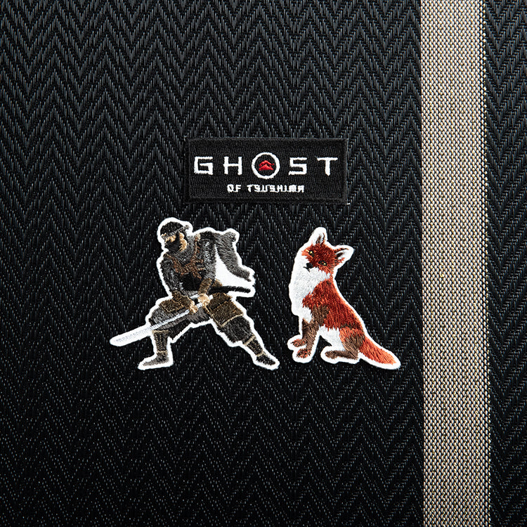 【予約受付中】Ghost of Tsushima 刺繍ステッカー (Ghost of Tsushima タイトルロゴ・狐・境井 仁) thumbnail 3