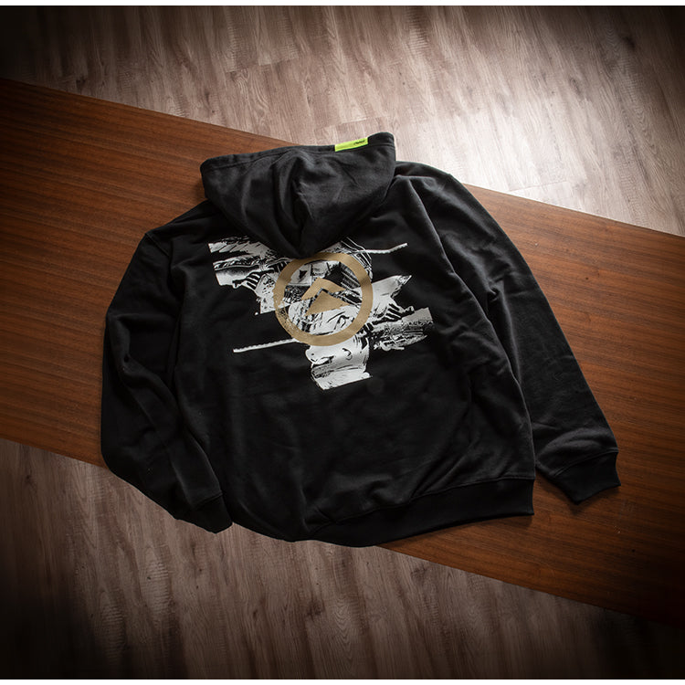 【予約受付中】Ghost of Tsushima 刺繍プリントパーカー(Ghost of Tsushima 境井 仁) ブラック thumbnail 3