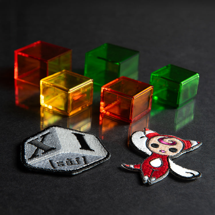 XI [sái] 刺繍ステッカー (XI [sái] タイトルロゴ/AQUIちゃん) thumbnail 3