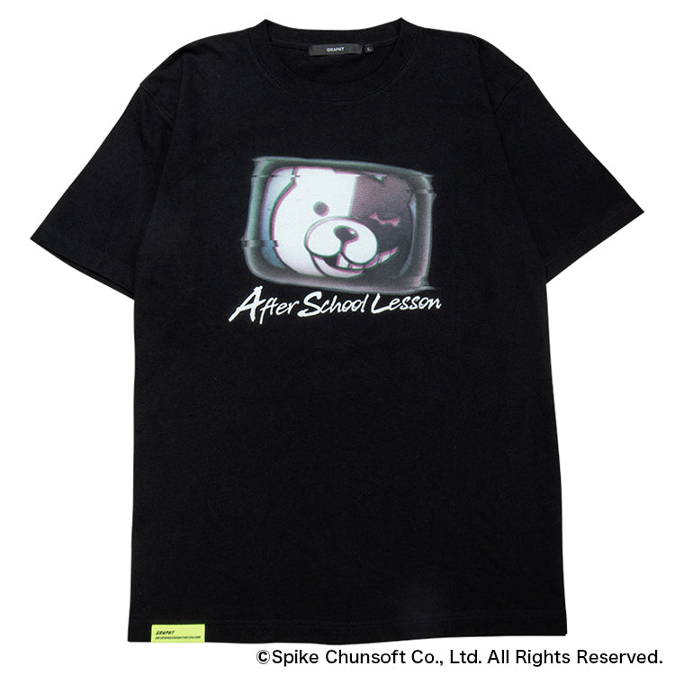 ダンガンロンパシリーズ Tシャツ (モノクマ/補習) ブラック