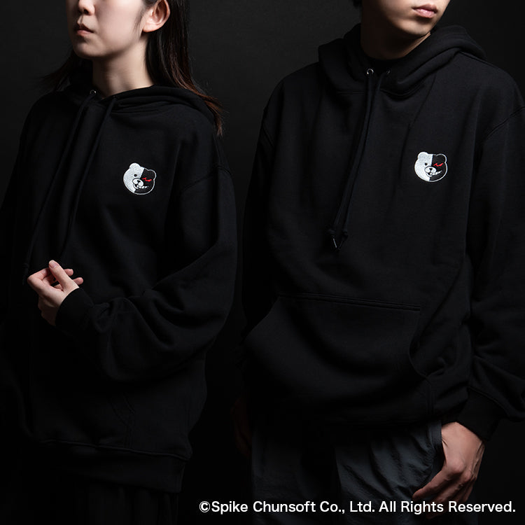 ダンガンロンパシリーズ 刺繍パーカー (モノクマ) ブラック thumbnail 2