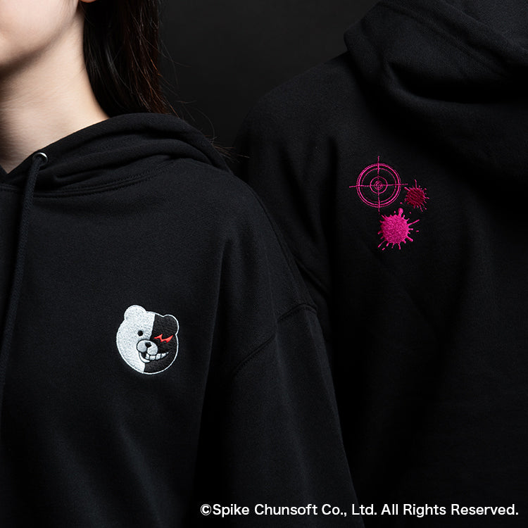 ダンガンロンパシリーズ 刺繍パーカー (モノクマ) ブラック thumbnail 3