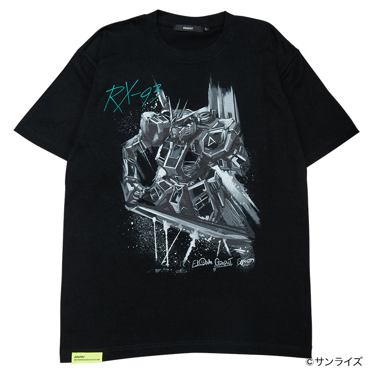 【予約受付中】GGGP2026 Tシャツ (ガンダムゲームグランプリ νガンダム/サザビー/ウイングガンダムゼロ/マイティーストライクフリーダムガンダム) ブラック thumbnail 2